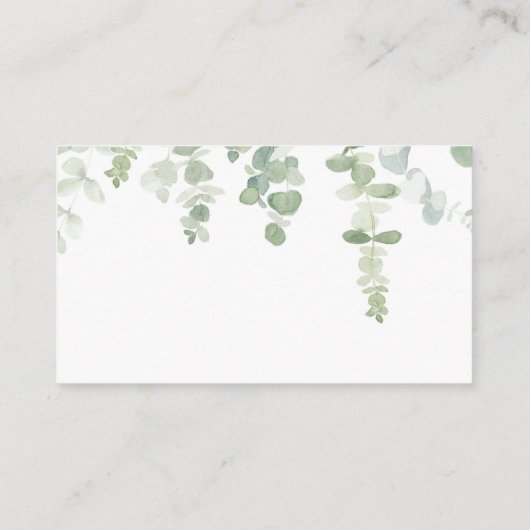 性別がバルーン赤ちゃんシャワーおむつラッフルを明らかにする エンクロージャーカード (裏面)