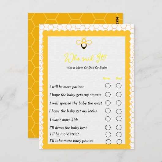 性別がパーティーゲームののまわりにテーマ ポストカード (正面/裏面)