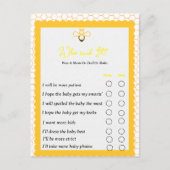 性別がパーティーゲームののまわりにテーマ ポストカード (正面)