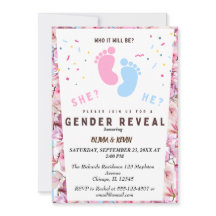 性別がピンクの青のフローラを明らかにする