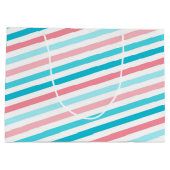 性別が可愛いシャワーバッグを明かす ラージペーパーバッグ (裏面)