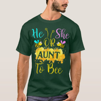 性別が彼または彼女の叔母である何であるかを明らかにする Tシャツ
