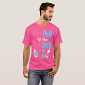 性別が性別の所有者を明らかにする Tシャツ (正面フル)