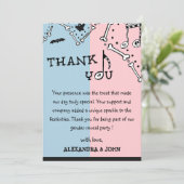 性別でサンキューカードの少年または少女を表示 サンキューカード (スタンド正面)