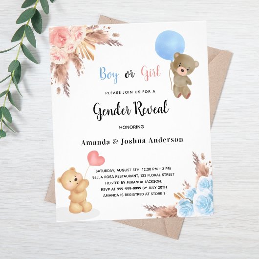 性別でパンパステディベアのカップル予算を明らかにする チラシ