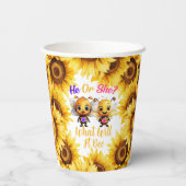 性別によって彼または彼女がシャワーを浴びる何かを明らかにする 紙コップ (裏面)