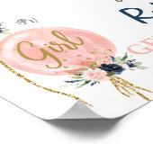 性別によるウェルカムサインの表示 ポスター (角)