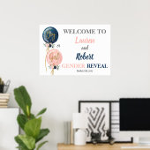 性別によるウェルカムサインの表示 ポスター (ホームオフィス)