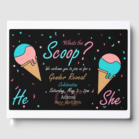 性別によるゲストブックの表示 ゲストブック (正面)