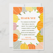 性別によるサンキューカードカボチャのハロウィーン サンキューカード (正面)