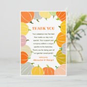 性別によるサンキューカードカボチャのハロウィーン サンキューカード (スタンド正面)