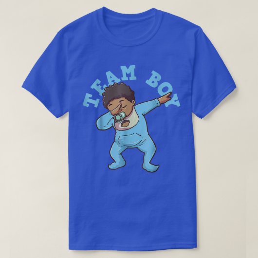 性別によるチームボーイダーの表示 Tシャツ (デザイン正面)