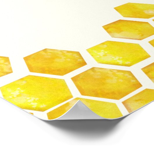 性別によるパーティーの表示ベビーの歓迎 ポスター (角)