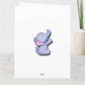 性別によるパーティーグリーティングカードの招待 カード (裏面)