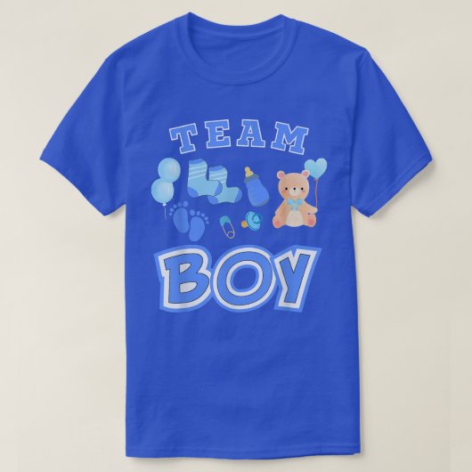 性別によるパーティーチームの少年カッコいい Tシャツ (デザイン正面)