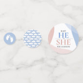 性別によるパーティー抽象芸術の表示 コンフェッティ (正面)