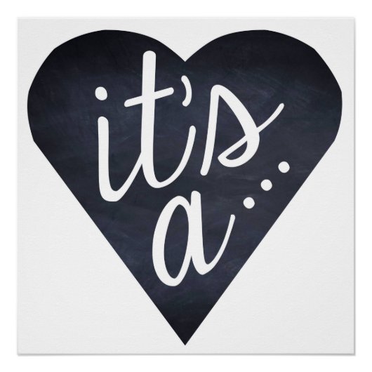 性別によるパーティー紙吹雪バルーン ポスター (正面)