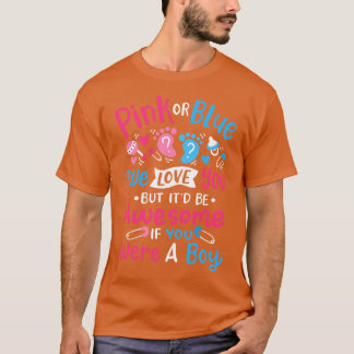 性別によるピンクまたは青の表示1 Tシャツ