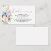 性別によるベビーエンクロージャカードの書籍の表示 エンクロージャーカード (正面/裏面)