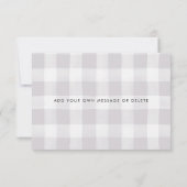 性別による弓または矢印の表示サンキューカード サンキューカード (裏面)