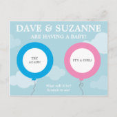 性別による引っ掻き具(引っ掻き実在具ではない) 案内ポストカード (正面)