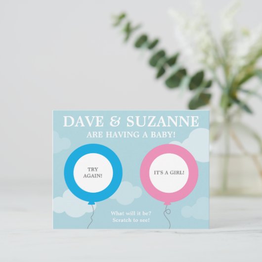 性別による引っ掻き具(引っ掻き実在具ではない) 案内ポストカード (スタンド正面)