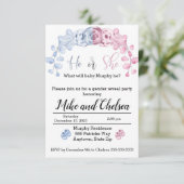 性別による招待の表示、彼または彼女 サンキューカード (スタンド正面)