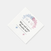 性別による招待の表示、彼または彼女 スタンダードカクテルナプキン (角)