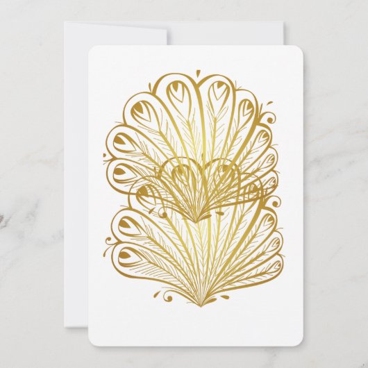 性別による招待カードの表示 招待状 (裏面)