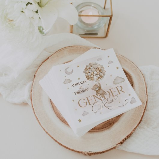 性別による暴露を受ける スタンダードランチョンナプキン