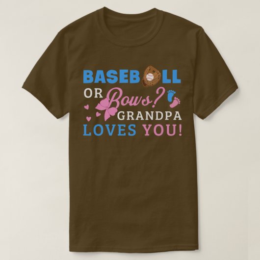 性別による祖父の表示 Tシャツ (デザイン正面)