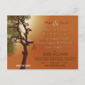 性別による表示パーティーの保存 案内ポストカード (正面)