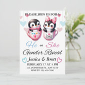 性別による表示招待状、パーソナライズされた招待状 招待状 (スタンド正面)