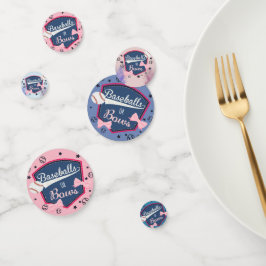 性別による野球または弓の表示 コンフェッティ