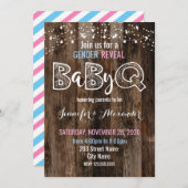 性別によるBaByQ 招待状 (正面/裏面)