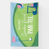 性別によるPar-Tee大きなバナー記号の表示 横断幕 (縦)