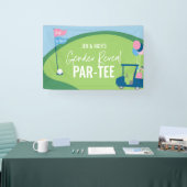 性別によるPar-Tee大きなバナー記号の表示 横断幕 (トレードショー)