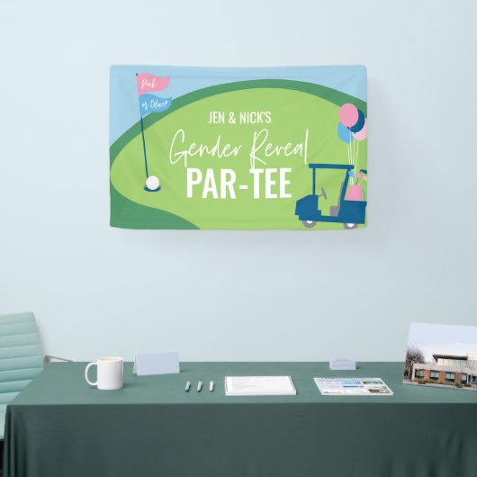 性別によるPar-Tee大きなバナー記号の表示 横断幕 (トレードショー)