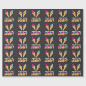 性別のパーティーを明らかにする – アイスクリーム何のスクープ？ ラッピングペーパー (フラット)