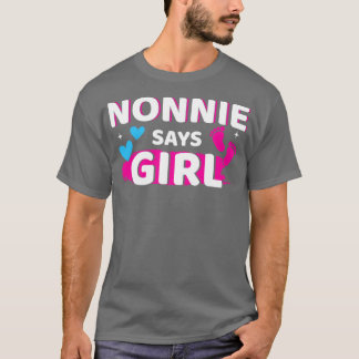 性別の明け方のノニーは、家族のbabに一致する女の子を言う tシャツ