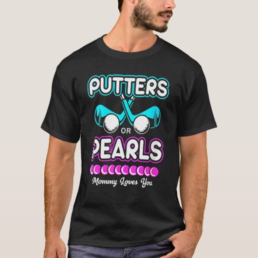 性別の明け渡しパターまたは真珠のママはあなたを愛している Tシャツ (正面)