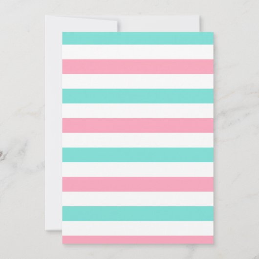 性別の明示のカモのパーティの招待状 招待状 (裏面)