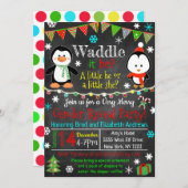 性別の明示パーティの招待状 招待状 (正面/裏面)