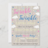 性別の明示パーティの招待状 招待状 (正面)