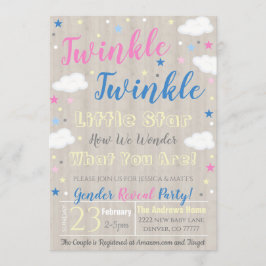 性別の明示パーティの招待状 招待状