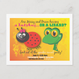 性別の明示パーティー招待状 招待状