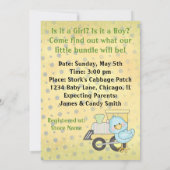 性別の明示パーティー 招待状 (裏面)