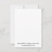 性別の明示パーティー 招待状 (裏面)