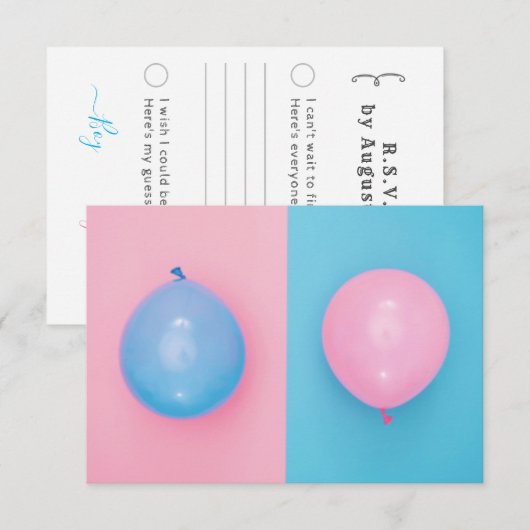 性別の明示 出欠カード (正面/裏面)