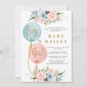 性別の明示 招待状 (正面)